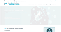 Desktop Screenshot of howgoodisyourgovernance.com