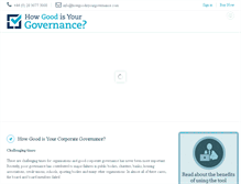 Tablet Screenshot of howgoodisyourgovernance.com